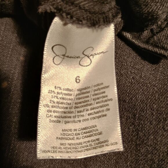 Women’s Skinny Jeans – Black Slim Fit Stretch Denim Pants - Picture 4 of 5